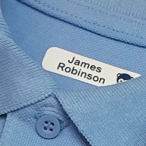 iron on name tapes for clothing for school uniform